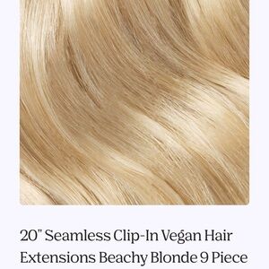 Luxurious Clip-In Vegan Hair Extensions - Golden Blonde